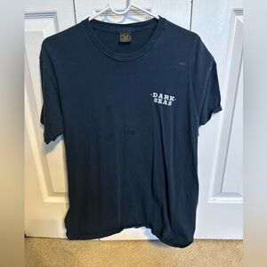 Mens Blue Dark Seas Tshirt Medium